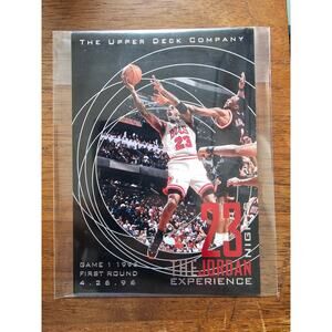 Michael Jordan 1996 Upper Deck 23 Nights #11 - Jordan Experience - NBA - Jumbo